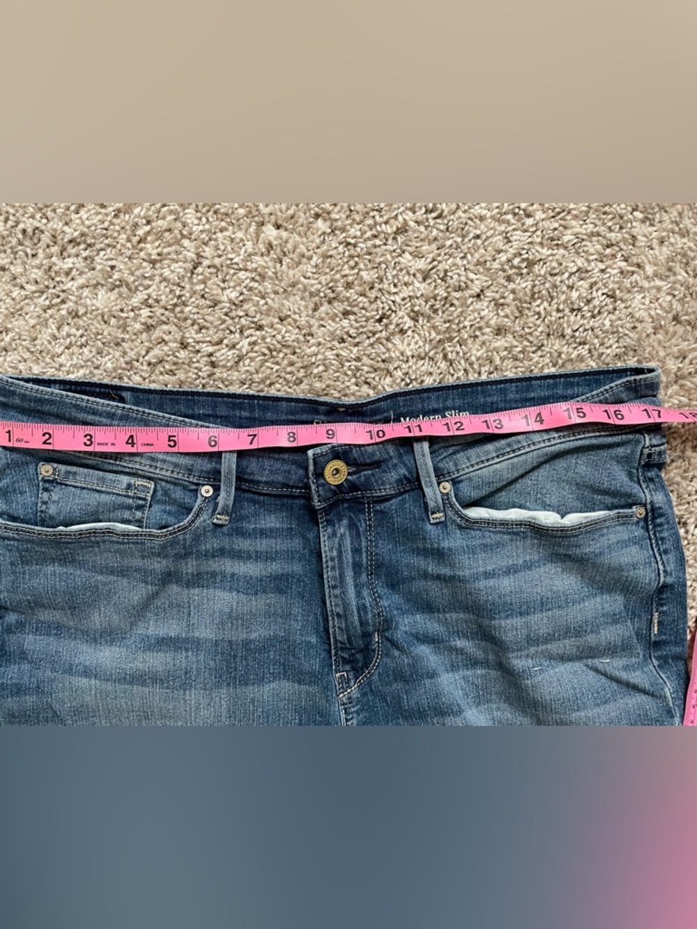 Signature by Levi Strauss Mid-Blue Skinny Jeans - Picture 4 of 7